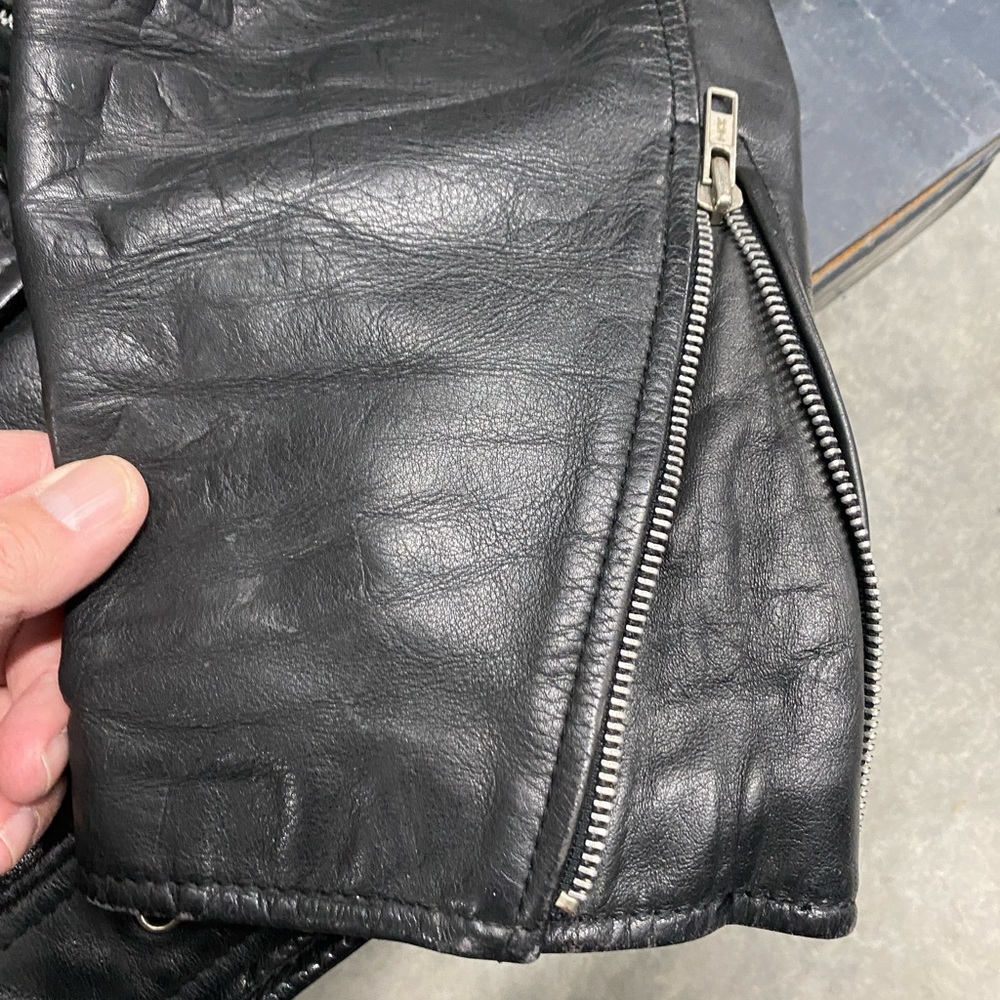 Vintage 70’s Berman’s NYC Leather Motorcycle Jacket - Picture 10 of 16